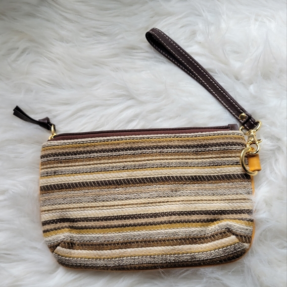 claudia g fabric brown clutch - Picture 4 of 7